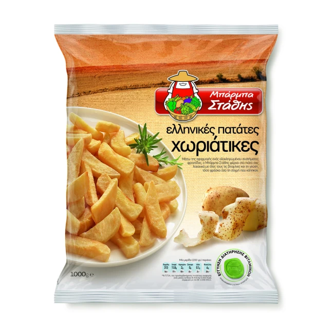 Μπάρμπα Στάθη Πατάτες Χωριάτικες 1kg