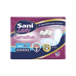 Sani Lady Πάνες Ακράτειας Sensitive X-Large 10τμχ