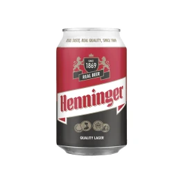 Henninger Lager Mπύρα Κουτί 330ml