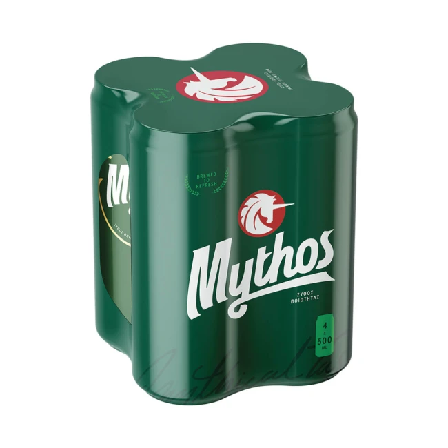 Mythos Lager Mπύρα Κουτί 4x500ml
