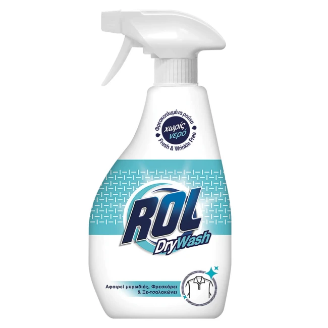Rol DryWash Καθαριστικό Υφασμάτων για Στεγνό Kαθάρισμα 325ml Rol DryWash Καθαριστικό Υφασμάτων για Στεγνό Kαθάρισμα 325ml
