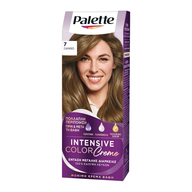 Palette Βαφή Μαλλιών Ξανθό No7 50ml