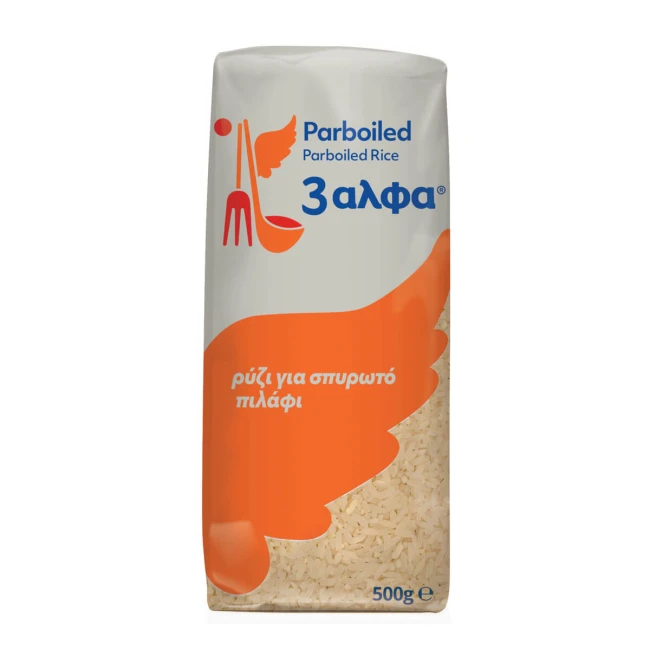 3αλφα Ρύζι Parboiled Τύπου Αμερικής 500g