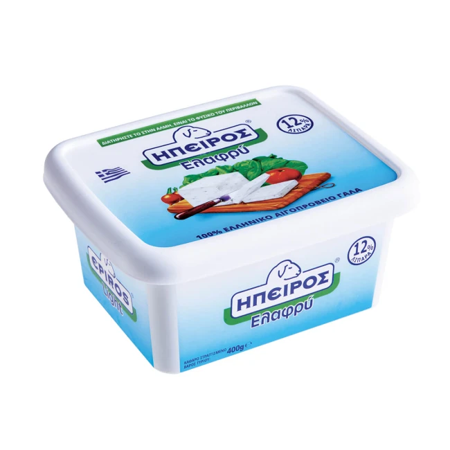 Ήπειρος Ελαφρύ Λευκό Τυρί Σε Άλμη 400gr