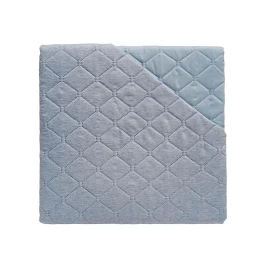 Κουβερλί Λινό Μικροϊνών Μπλέ 220x240cm