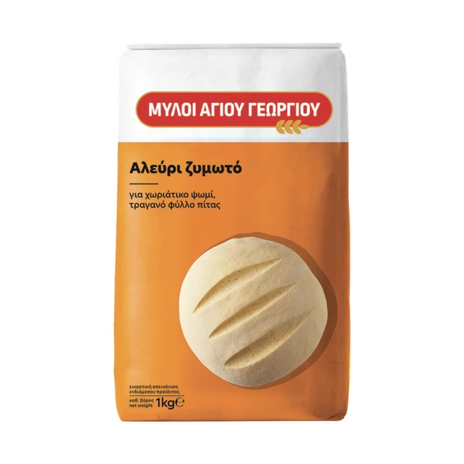 Μύλοι Αγίου Γεωργίου Αλεύρι Ζυμωτό 1Kg