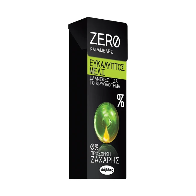 Λάβδας Καραμέλες Ευκάλυπτος Μέλι 0% Ζάχαρη 32g Λάβδας Καραμέλες Ευκάλυπτος Μέλι 0% Ζάχαρη 32g