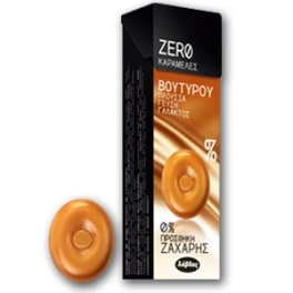 Λάβδας Καραμέλες Βουτύρου 0% Ζάχαρη 32gr