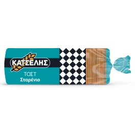 Κατσέλης Τοστ Σταρένιο Κανονικές Φέτες 720g