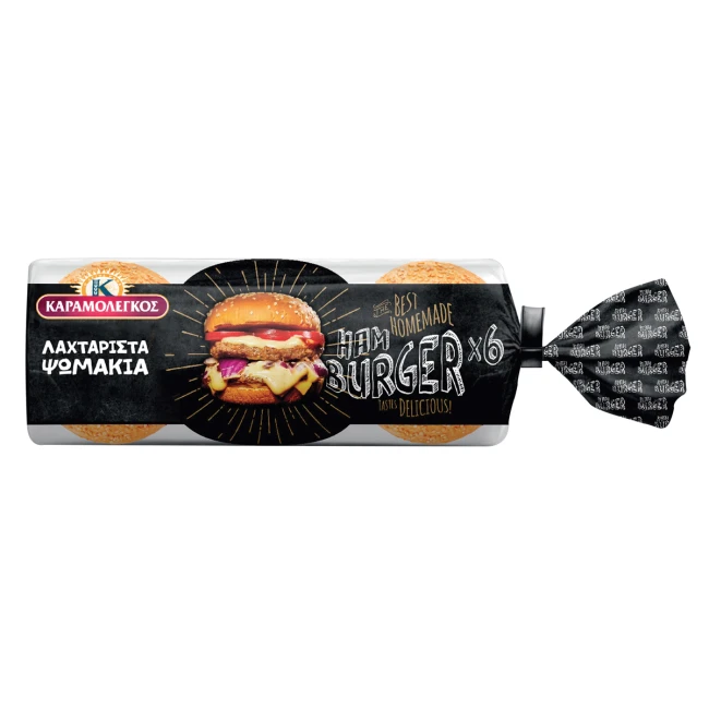 Καραμολέγκος Ψωμάκια Χάμπουργκερ 6τμχ 480g