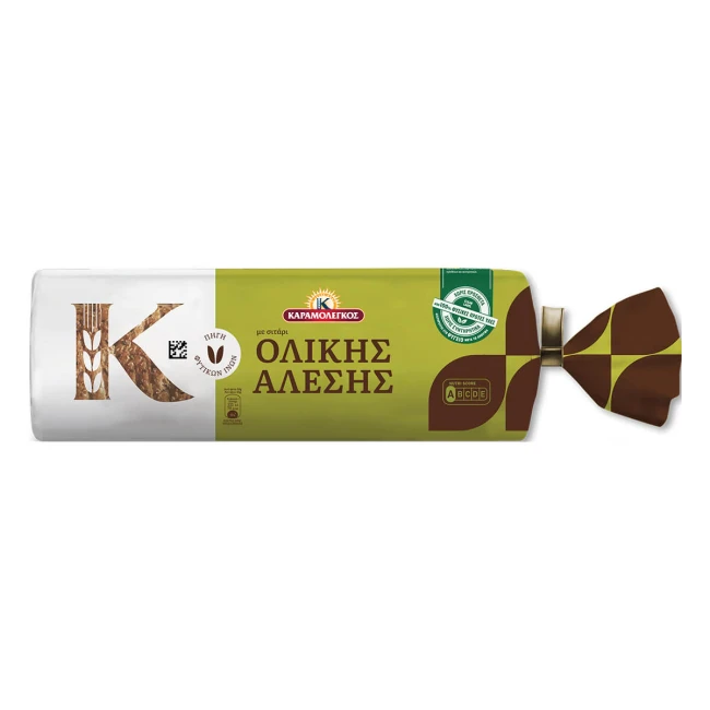 Καραμολέγκος Κ Ψωμί Τοστ Ολικής Άλεσης 720gr