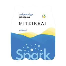 Μιτσικέλι Ανθρακούχο Νερό με Λεμόνι 6x500ml