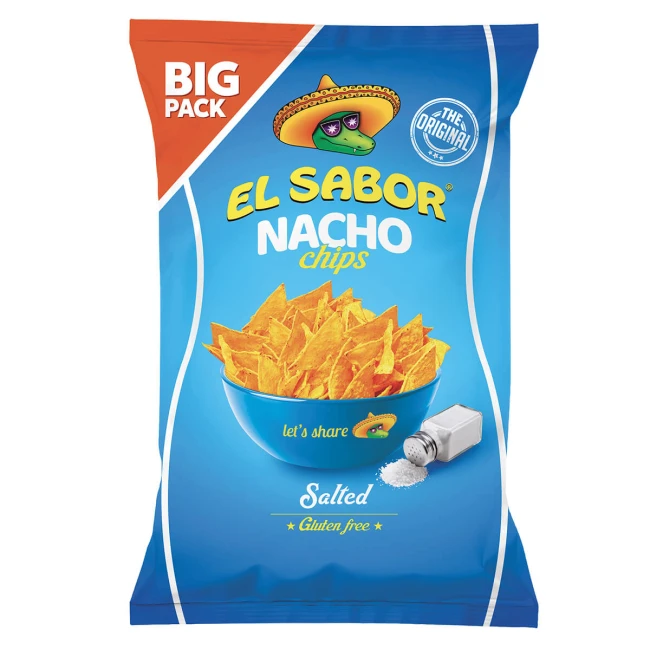 El Sabor Nacho Chips Με Αλάτι 180gr