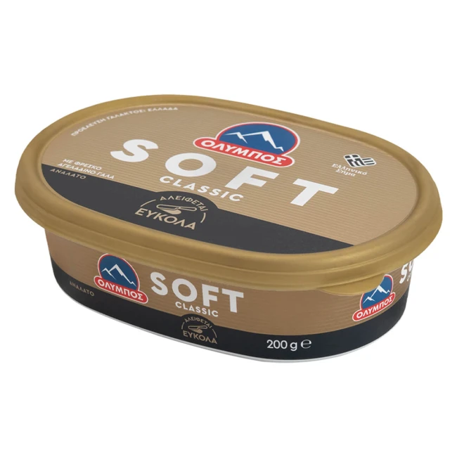 Όλυμπος Βούτυρο Soft Αγελάδος 80% λιπαρά 200g