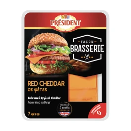 President Cheddar Αγγλίας σε Φέτες 7τμχ 140g