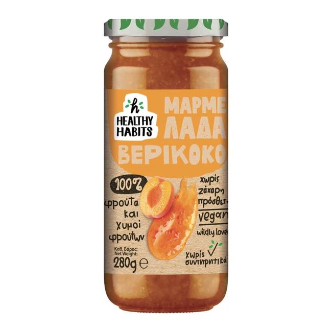 Healthy Habits Μαρμελάδα Βερίκοκο 280g