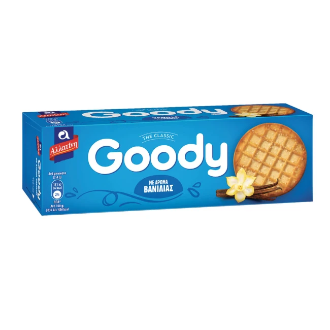 Αλλατίνη Goody Μπισκότα Βανίλια 185gr