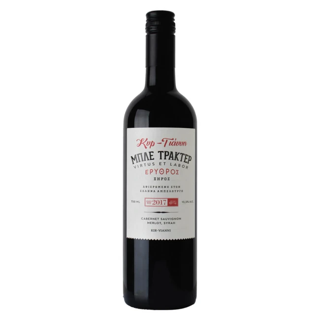 Μπλέ Τρακτέρ Ερυθρός Οίνος 750ml