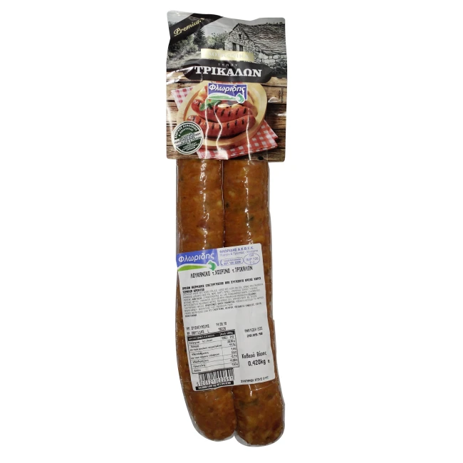 Φλωρίδης Λουκάνικα Τύπου Τρικάλων 420gr