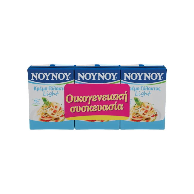 ΝΟΥΝΟΥ Κρέμα Γάλακτος Light 3x200ml ΝΟΥΝΟΥ Κρέμα Γάλακτος Light 3x200ml
