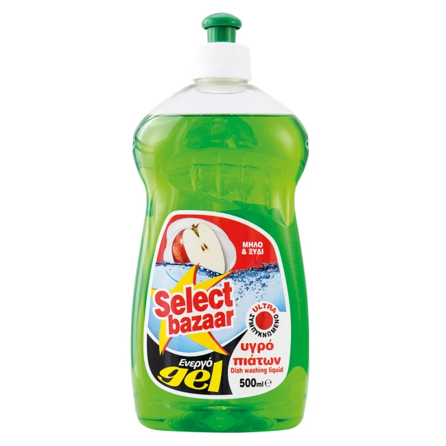 Bazaar Gel Πιάτων Μήλο / Ξύδι 500ml Bazaar Gel Πιάτων Μήλο / Ξύδι 500ml