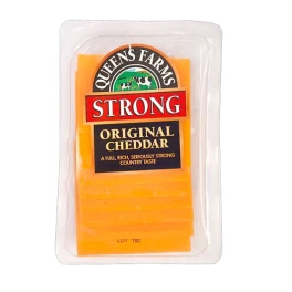 Queen's Farm Cheddar Strong 7 Φέτες 175gr