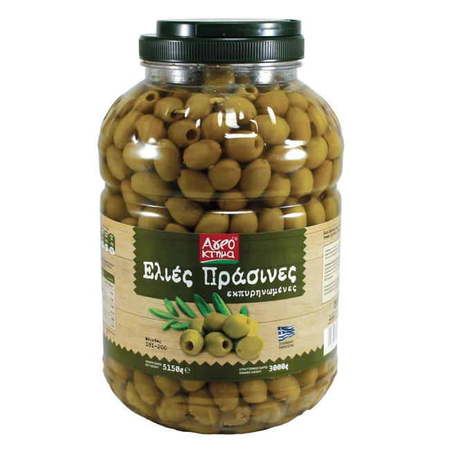 Αγρόκτημα Ελιές Πράσινες Εκπυρ. Νο 181-200 3Kg