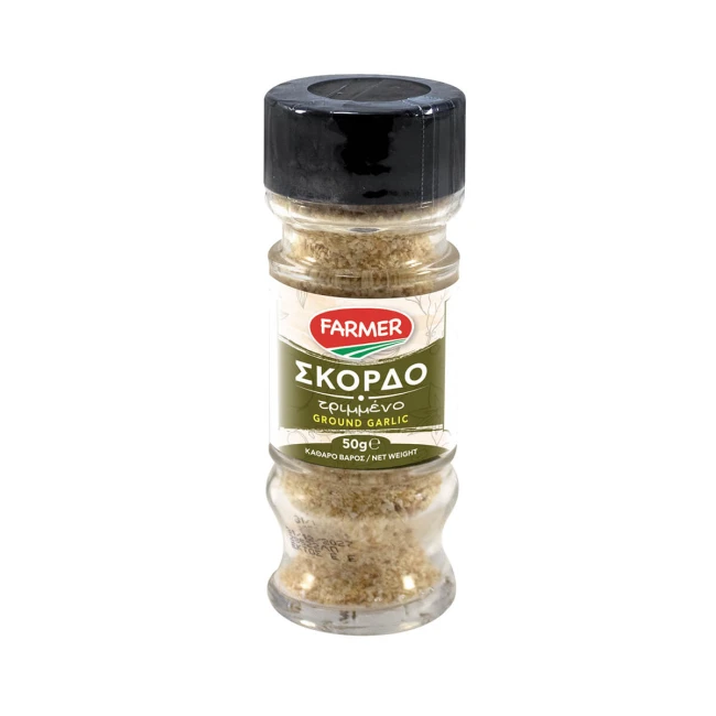 Farmer Σκόρδο Γυάλινο Βάζο 50g Farmer Σκόρδο Γυάλινο Βάζο 50g