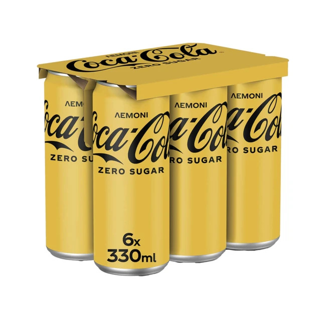 Coca-Cola Zero Lemon Sleek 6x330ml