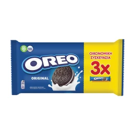 Oreo Γεμιστά Μπισκότα Με Βανίλια 3x154gr