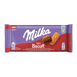 Milka Σοκολάτα Biscoff 90gr
