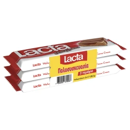 Lacta Γκοφρέτα Σοκολάτας 3x28,5gr