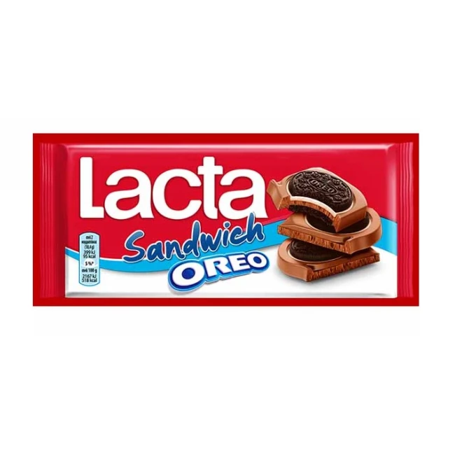 Lacta Oreo Sandwich Σοκολάτα 92gr Lacta Oreo Sandwich Σοκολάτα 92gr