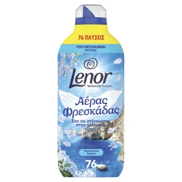 Lenor Συμπυκνωμένο Μαλακτικό Ρούχων Θαλασσινό Αεράκι 76μεζ