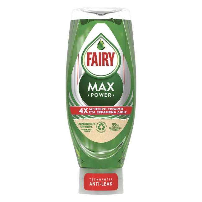 Fairy Max Power Υγρό Πιάτων 660ml