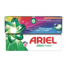 Ariel Κάψουλες Πλυντηρίου Ρούχων All in1 Color 38τμχ