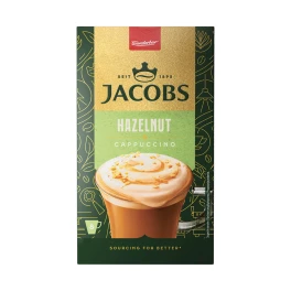 Jacobs Στιγμιαίος Καφές Cappuccino Φουντούκι 8x17,8gr Jacobs Στιγμιαίος Καφές Cappuccino Φουντούκι 8x17,8gr