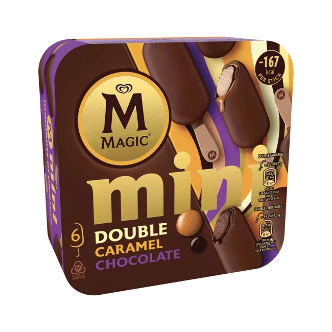 Magic Mini Σοκολάτα Καραμέλα Ξυλάκια 6x55ml