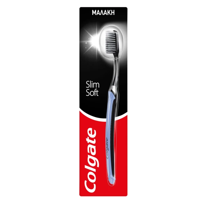 Colgate Slim Soft Charcoal Μαλακή Οδοντόβουρτσα