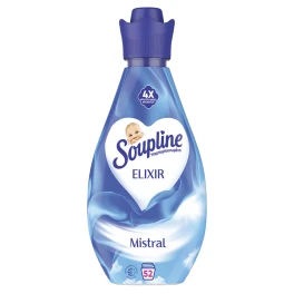 Soupline Elixir Mistral Συμπυκνωμένο Υγρό Μαλακτικό Ρούχων 52 μεζ