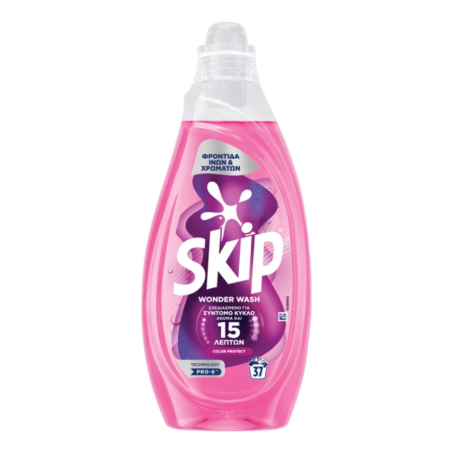 Skip Υγρό Πλυντηρίου Ρούχων Wonder Color Protect 37μεζ