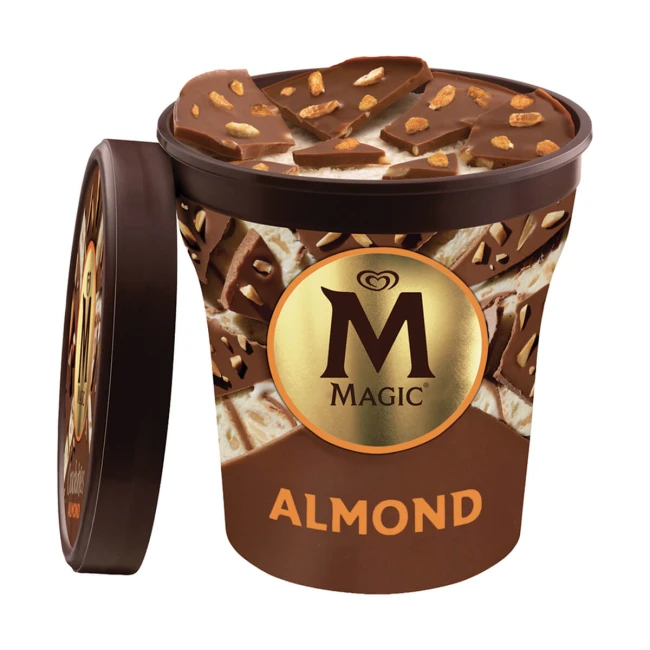 Magic με Αμύγδαλο Οικογενειακό Παγωτό 440ml Magic με Αμύγδαλο Οικογενειακό Παγωτό 440ml