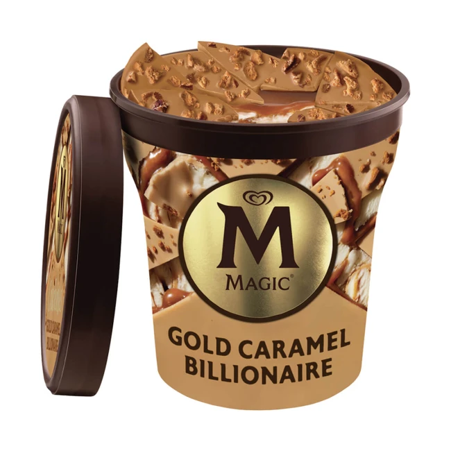 Magic Double Gold Caramel Οικογενειακό Παγωτό 440ml Magic Double Gold Caramel Οικογενειακό Παγωτό 440ml