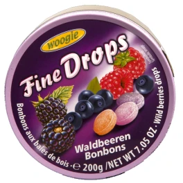 Woogie Fine Drops Καραμέλες Forest Fruits 200gr