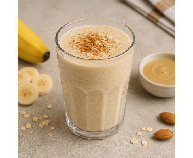 Smoothie με Μπανάνα & Ταχίνι