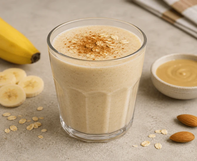 Smoothie με Μπανάνα & Ταχίνι