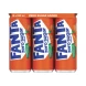 Fanta Πορτοκαλάδα  Με Ανθρακικό Zero 6x330ml
